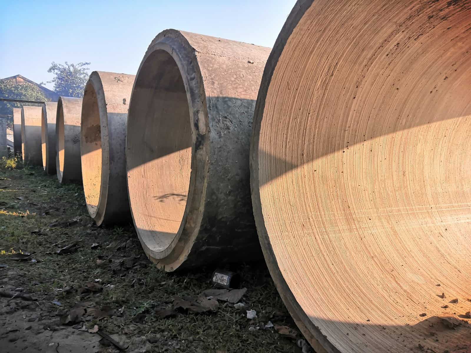 Spun concrete pipes by Concretex Nepal